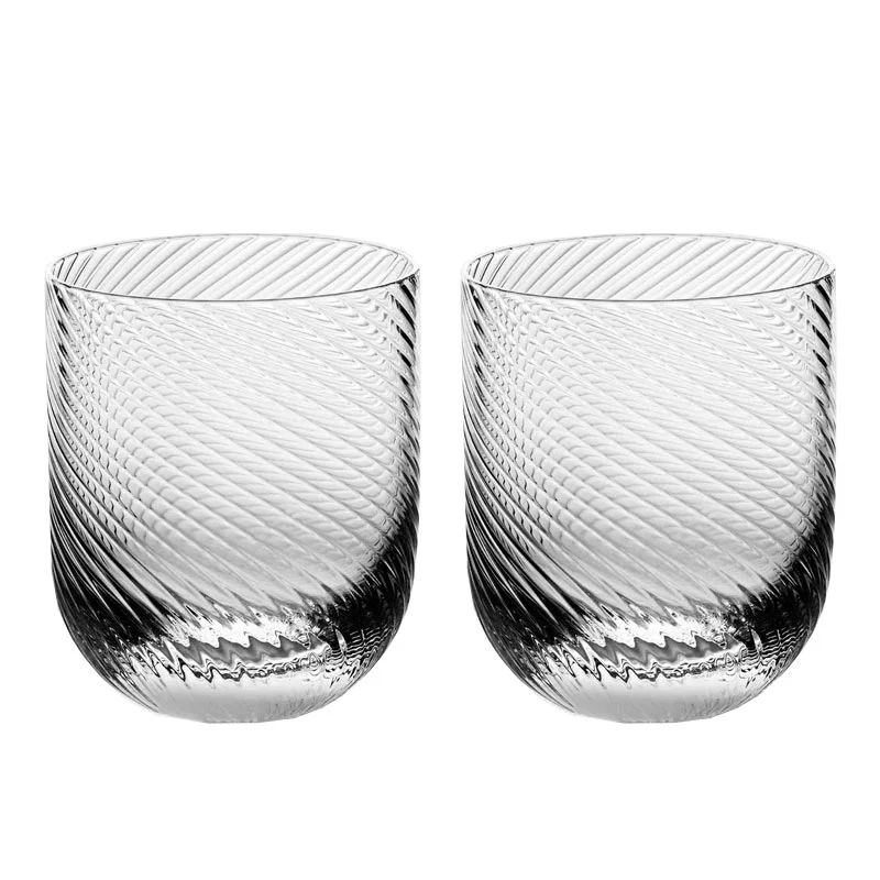 Optic Tumbler - Clear - Set of 2 - by Richard Brendon - Image 6