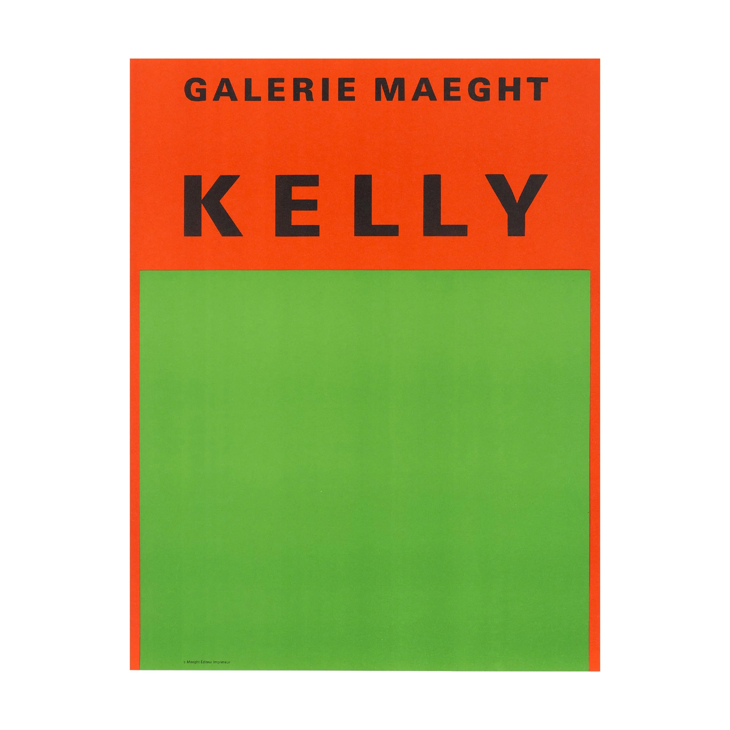 Orange and Green (1964) poster by Ellsworth Kelly - Image 2