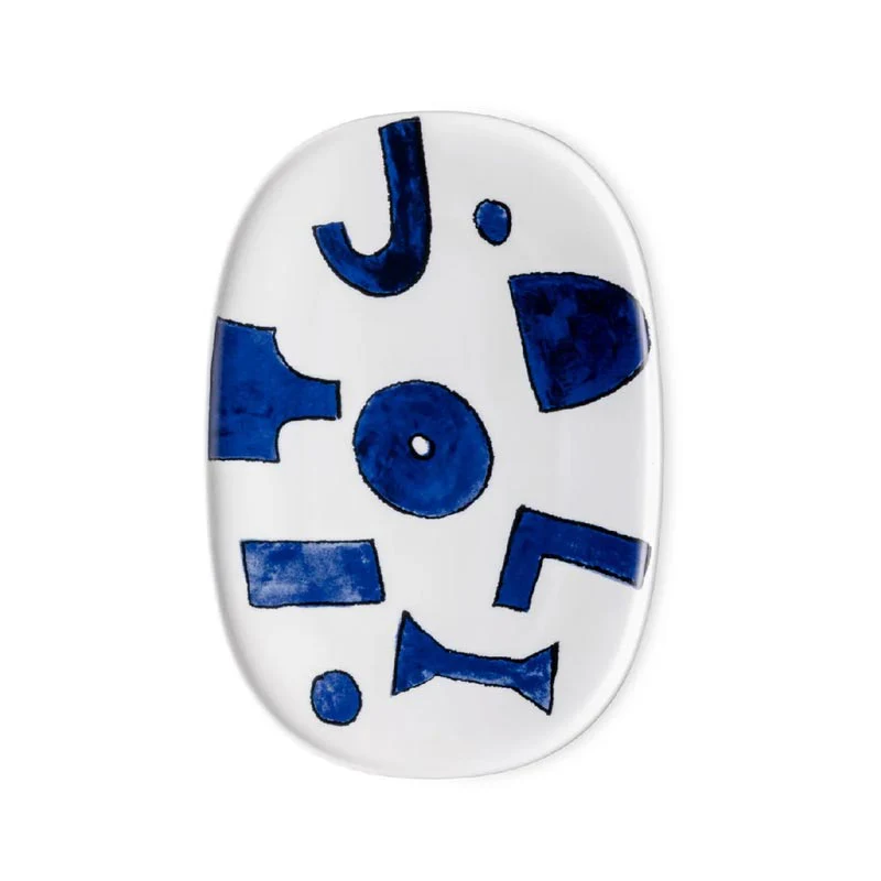 Itsumo Oval Serving Plate - White Porcelain - Yunoki Ware - des. Naoto Fukasawa for Alessi - Image 4