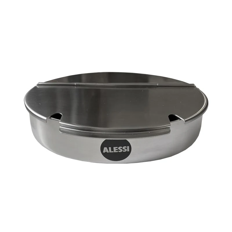 Oval Stainless Steel Sugar Bowl, des. Mazzeri and Vitale for Alessi - Image 3