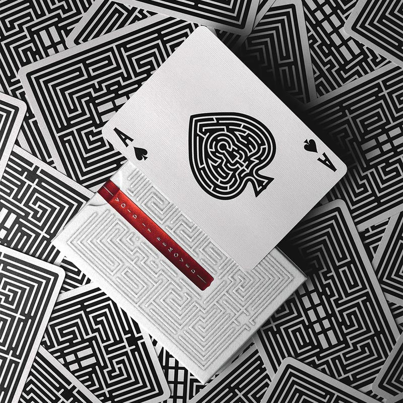 Overlook Maze Back - The Shining Playing Cards, by Art of Play - Image 3