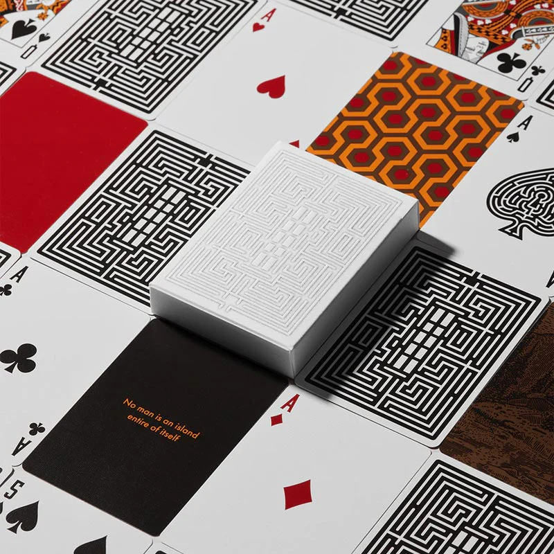 Overlook Maze Back - The Shining Playing Cards, by Art of Play - Image 4