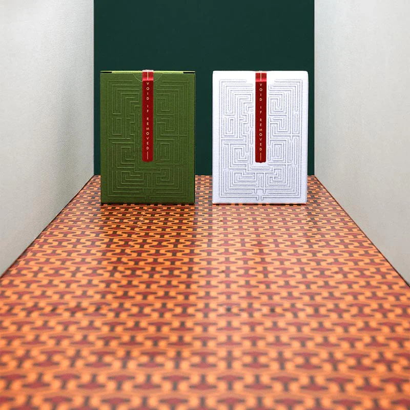 Overlook Maze Back - The Shining Playing Cards, by Art of Play - Image 6