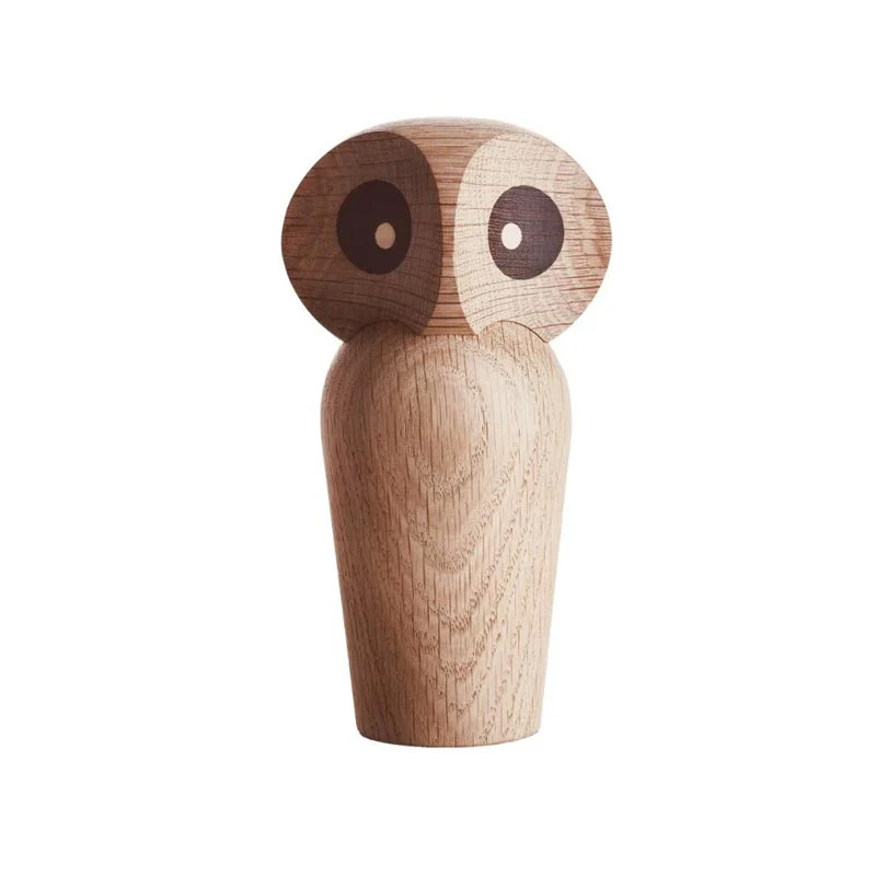 Owl by Paul Anker Hansen, 1960 - Natural Oak (Small) - Image 8