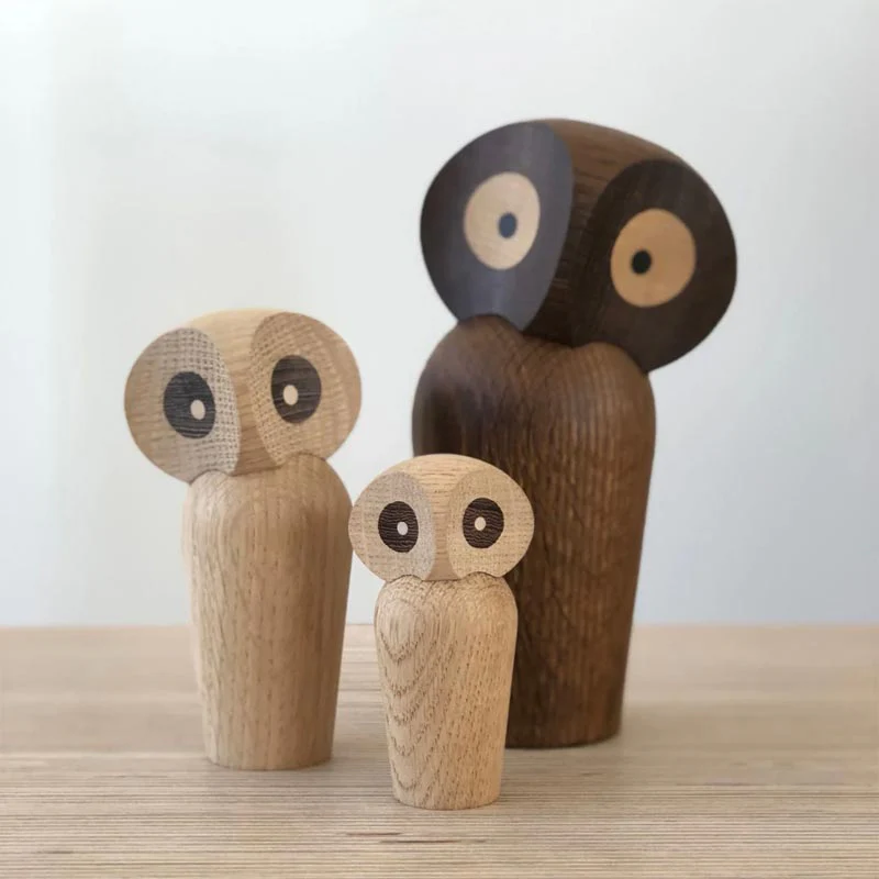 Owl by Paul Anker Hansen - Smoked Oak (Large) - Image 6