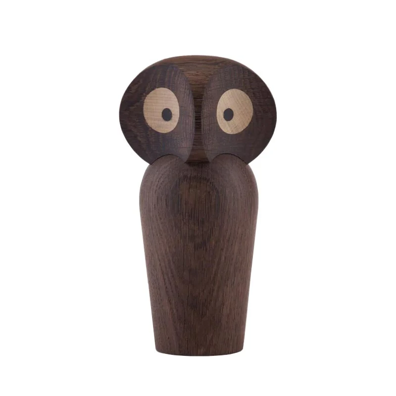 Owl by Paul Anker Hansen  - Smoked Oak (Small) - Image 5