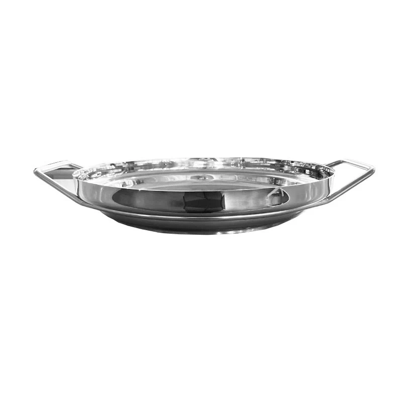 Back/Up Polished Steel 34cm Paella Low Casserole - des. Rodolfo Dordoni for KNIndustrie - Image 3