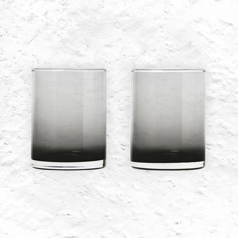 Pair of tumblers - Mera, Smoke - by blomus
