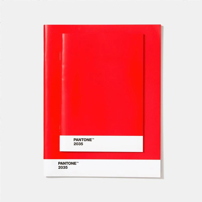 Pantone Notebook - Set of 2 - Red 2035 - by Pantone - Image 2