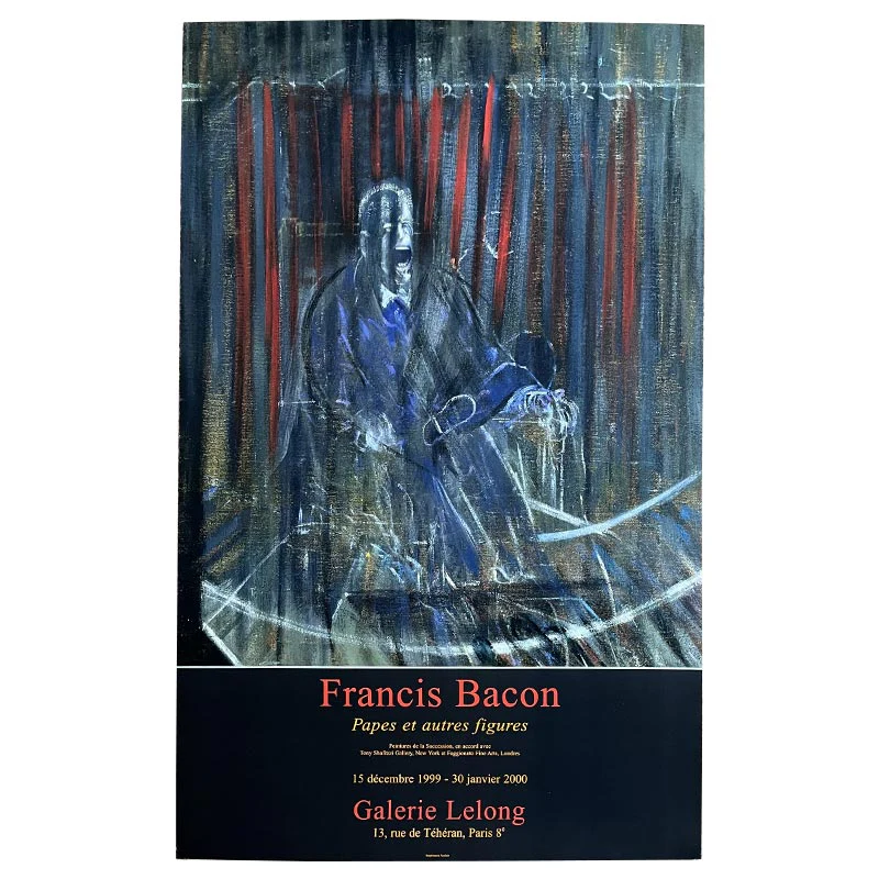 Papes et Autres Figures poster by Francis Bacon (Galerie Lelong, Paris, 2000) - Image 2