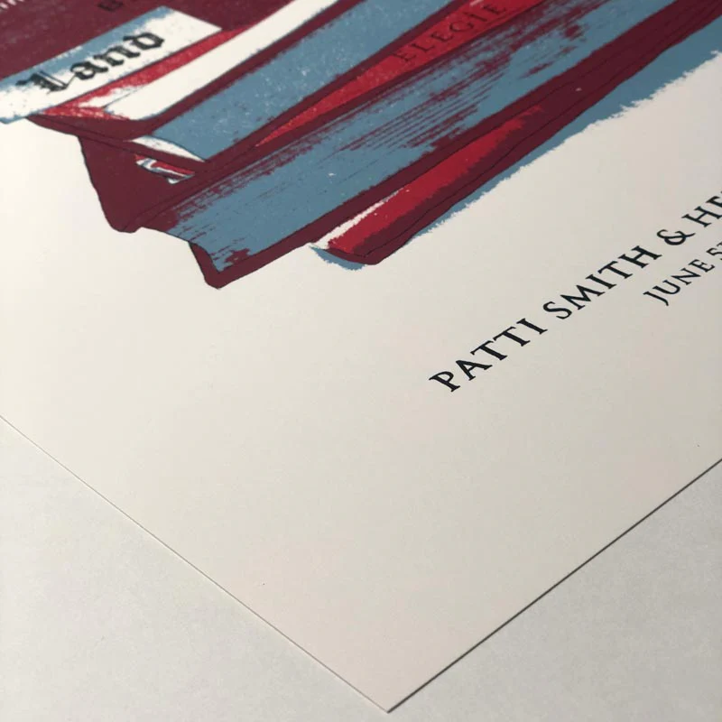 Patti Smith, Horses, Porto poster by Tommy Davidson-Hawley - hand pulled 3 colour screenprint, artist's proof - Image 2