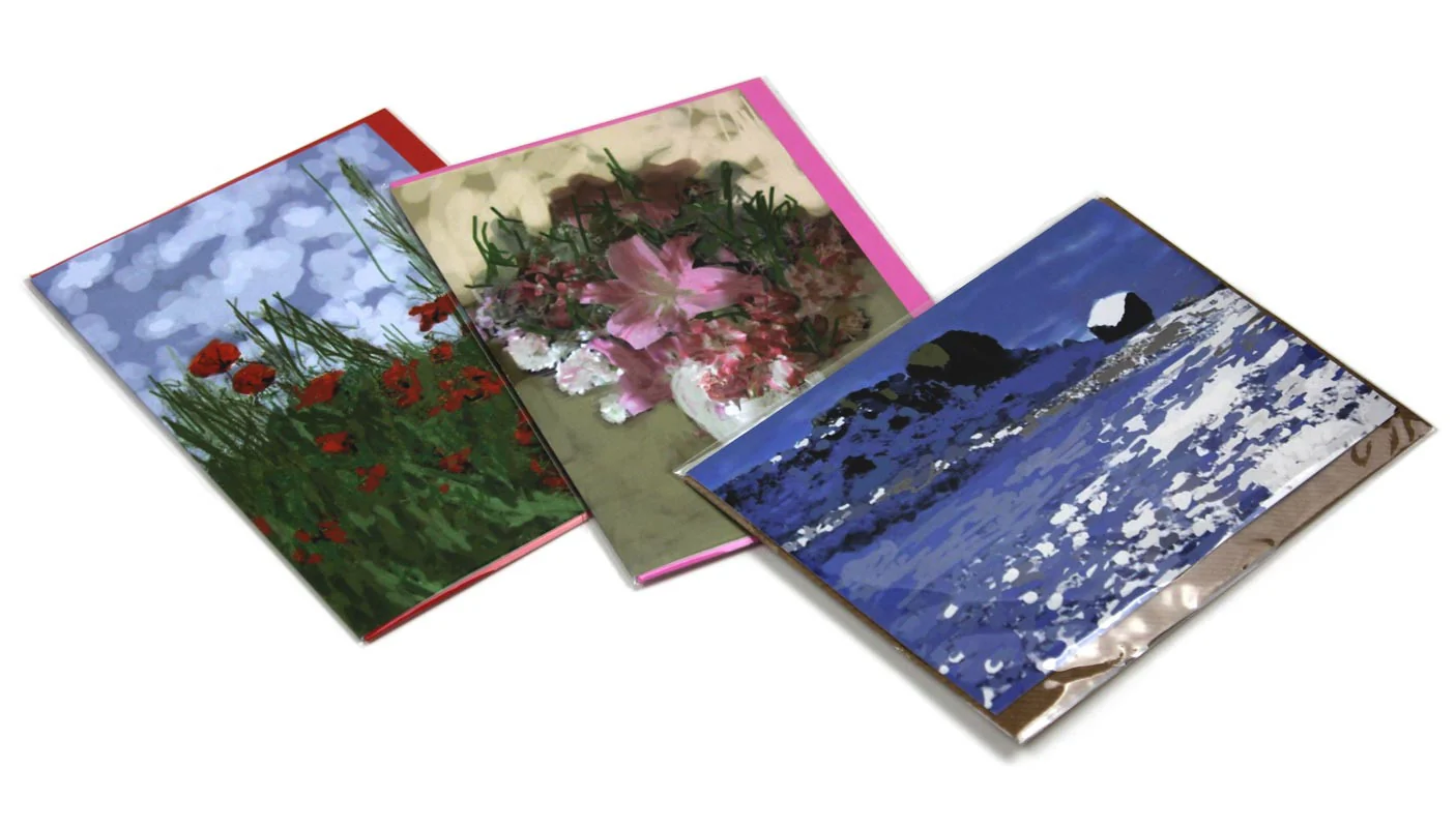 Paul Hockney Greetings Card Collection: Poppies, Lily and Sea (6 cards) - Image 6