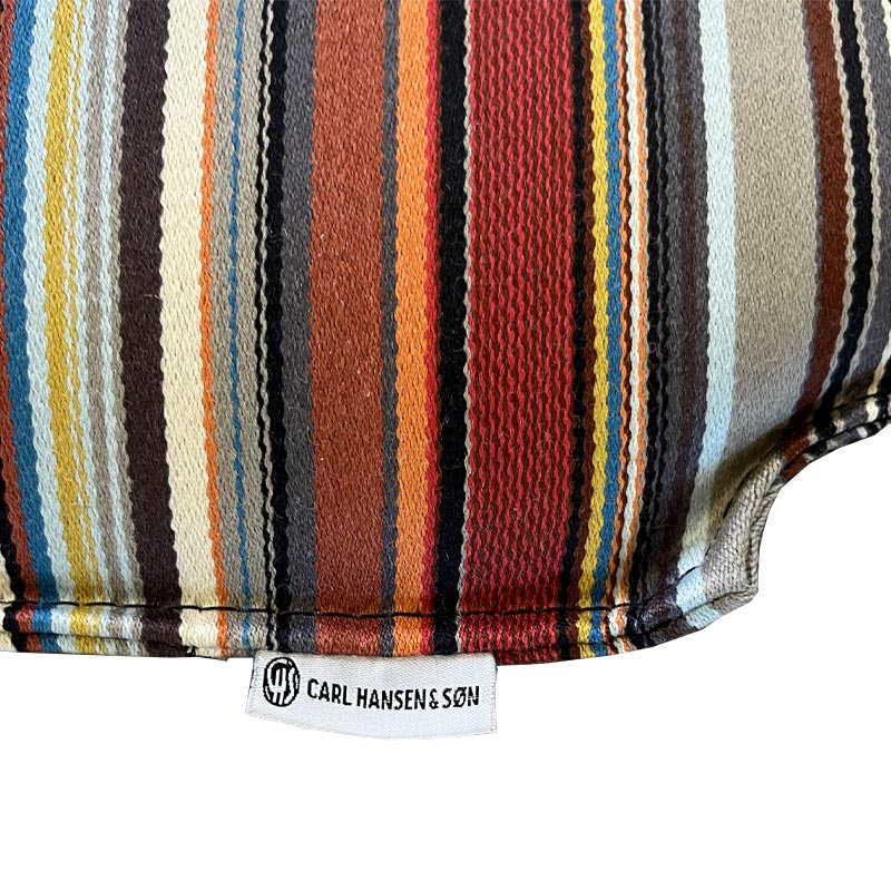 Limited Edition Paul Smith designed Maharam seat pad for the Carl Hansen CH24 Wishbone chair - Image 3