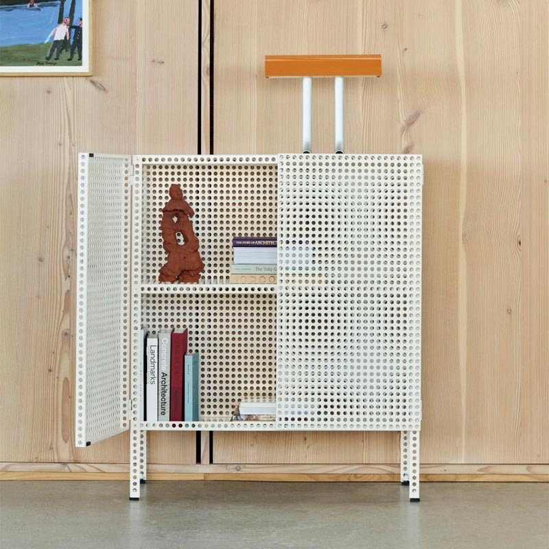 Perforated Cabinet - Medium - Eggshell - des. Muller Van Severen for HAY - Image 3