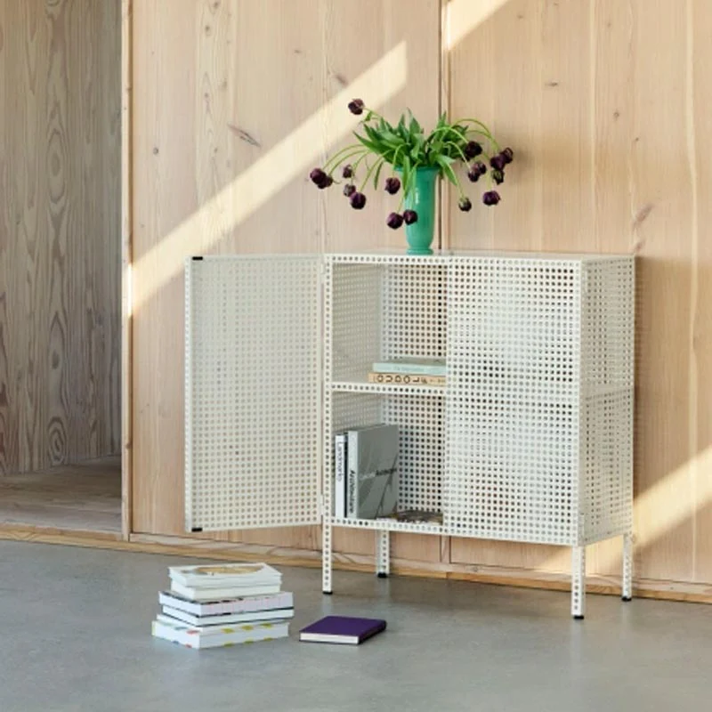 Perforated Cabinet - Medium - Eggshell - des. Muller Van Severen for HAY - Image 4