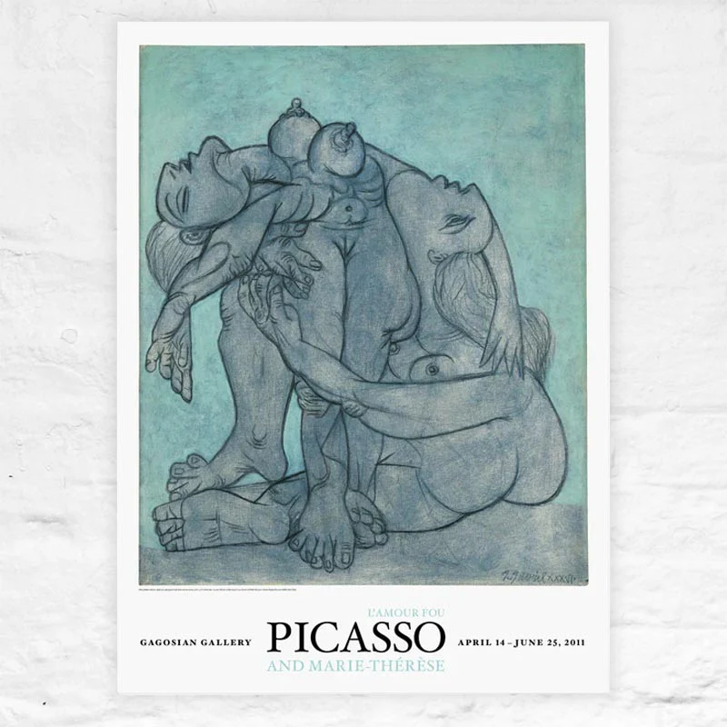 Picasso and Marie-Thérèse: L’Amour Fou poster ( Deux Femmes Enlacées)