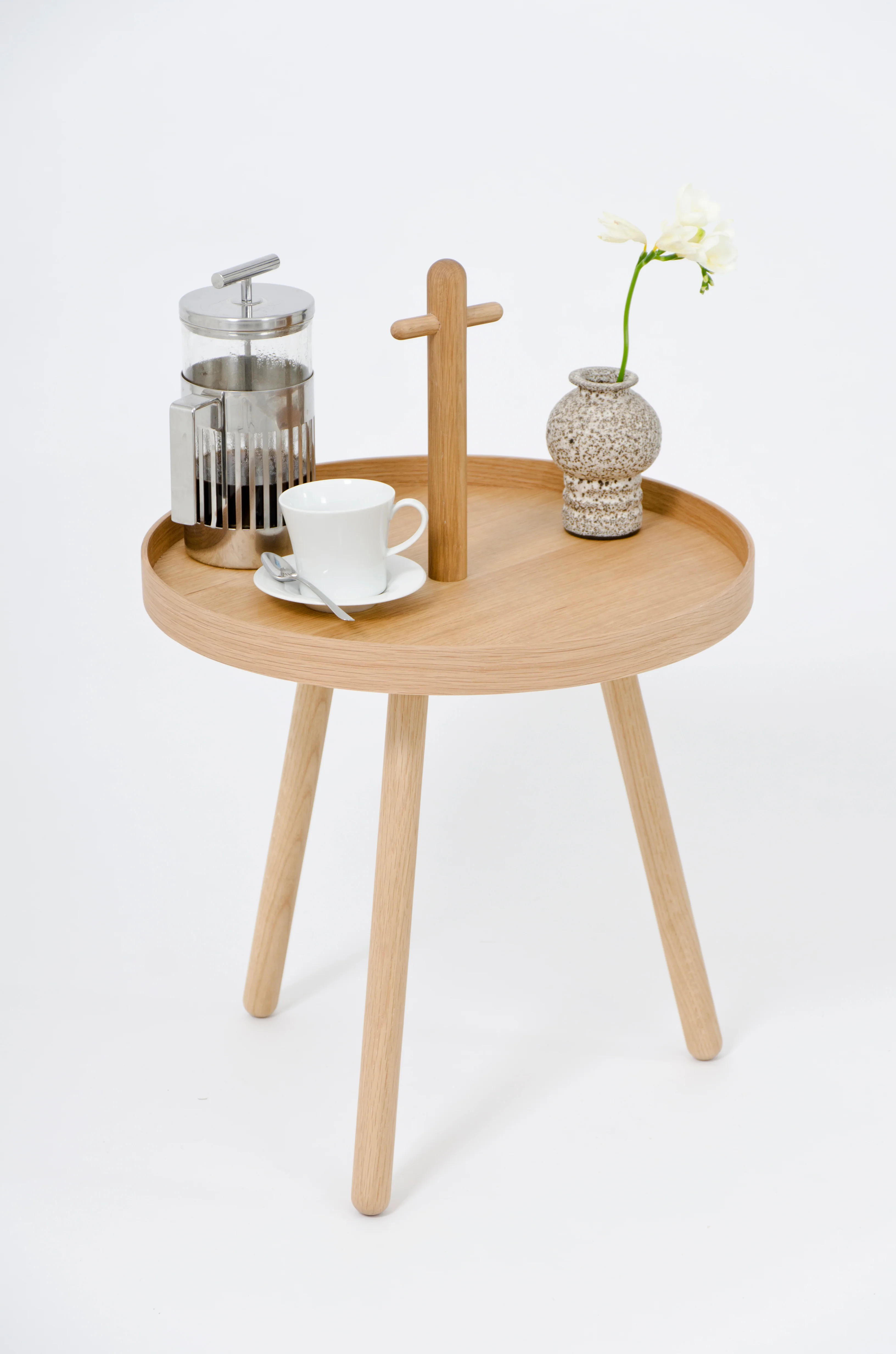 Pick Me Up side table - oak - des. Lincoln Rivers for Wireworks - Image 10