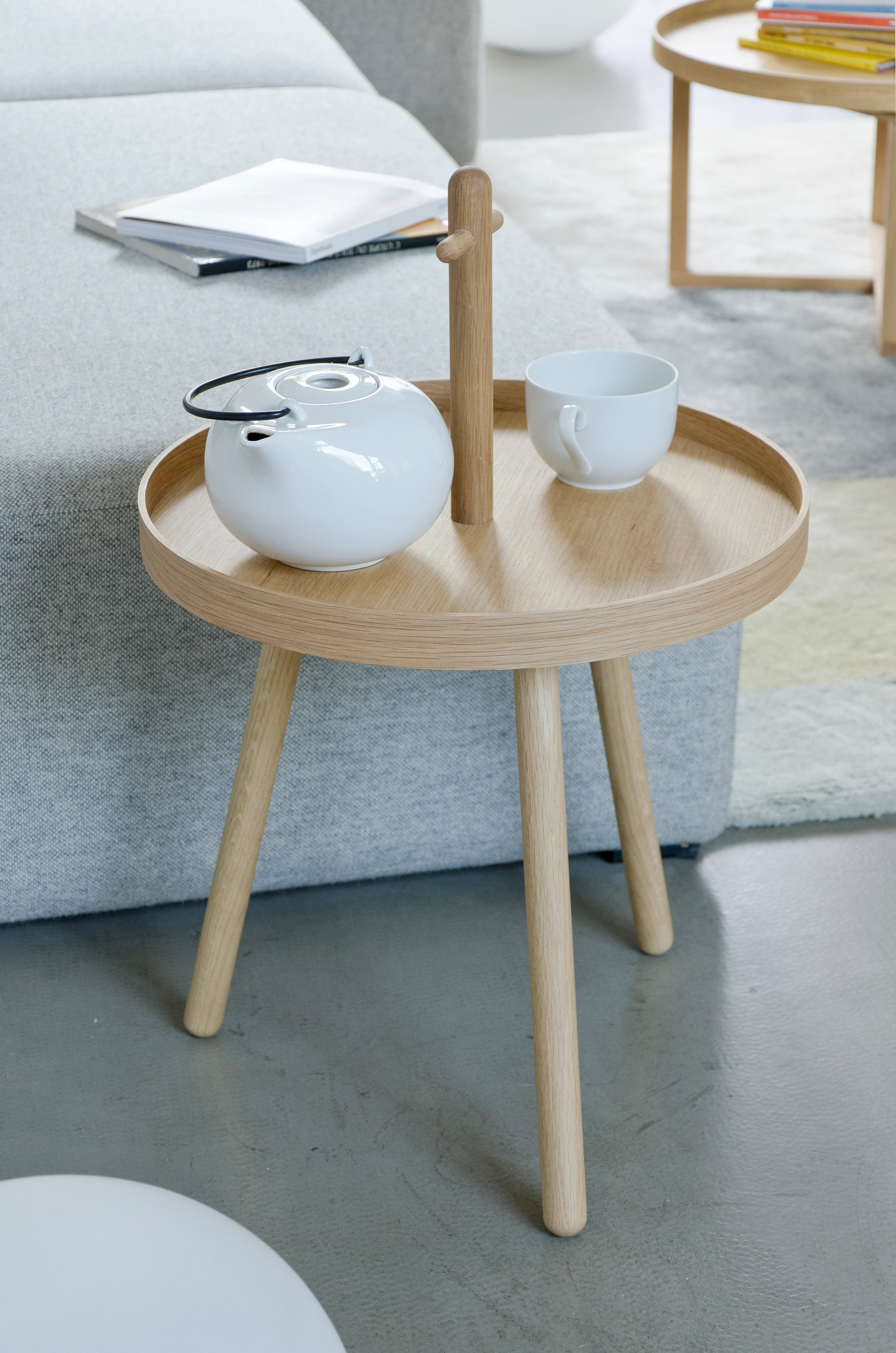 Pick Me Up side table - oak - des. Lincoln Rivers for Wireworks - Image 12