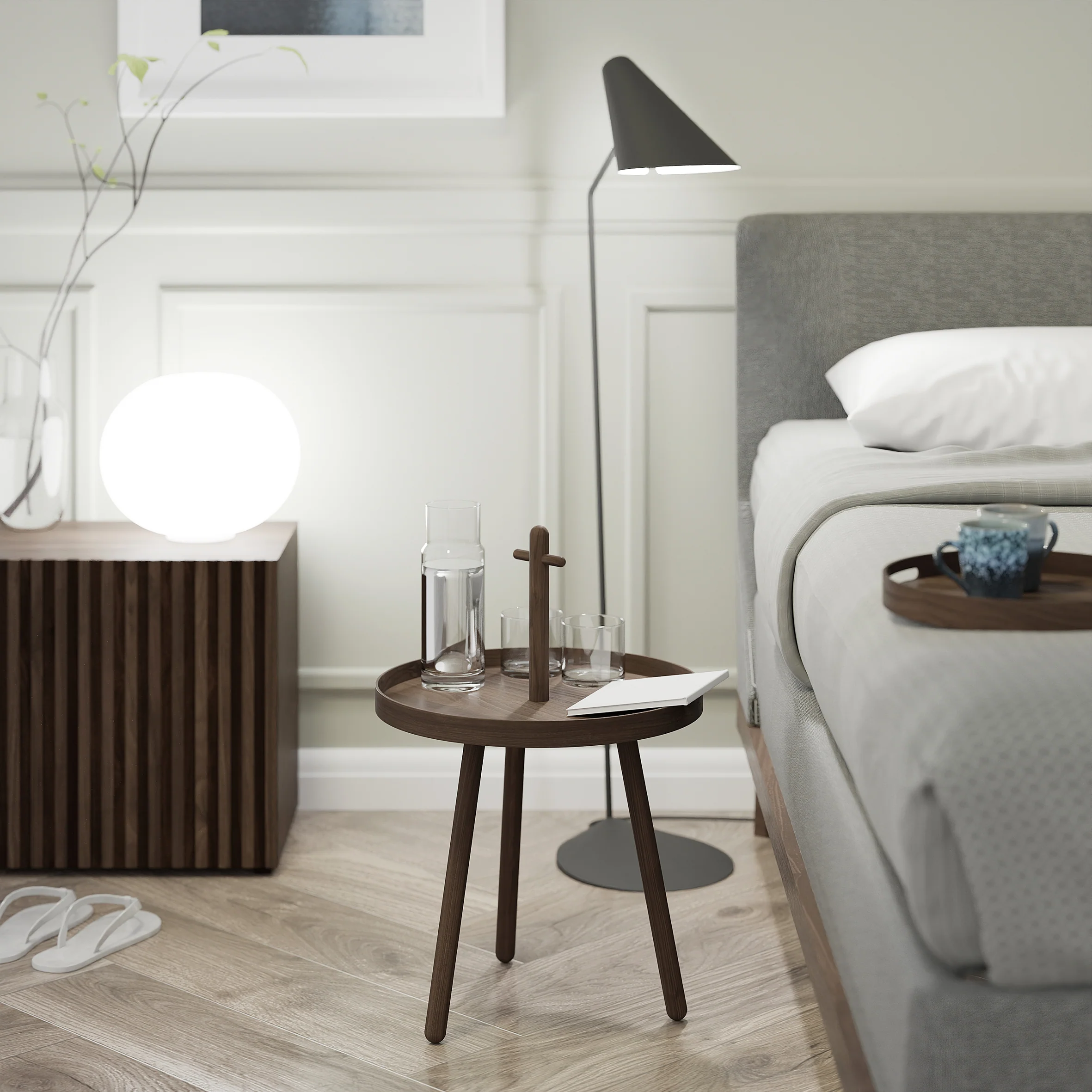 Pick me up side table - Walnut - des. Lincoln Rivers for Wireworkd - Image 11