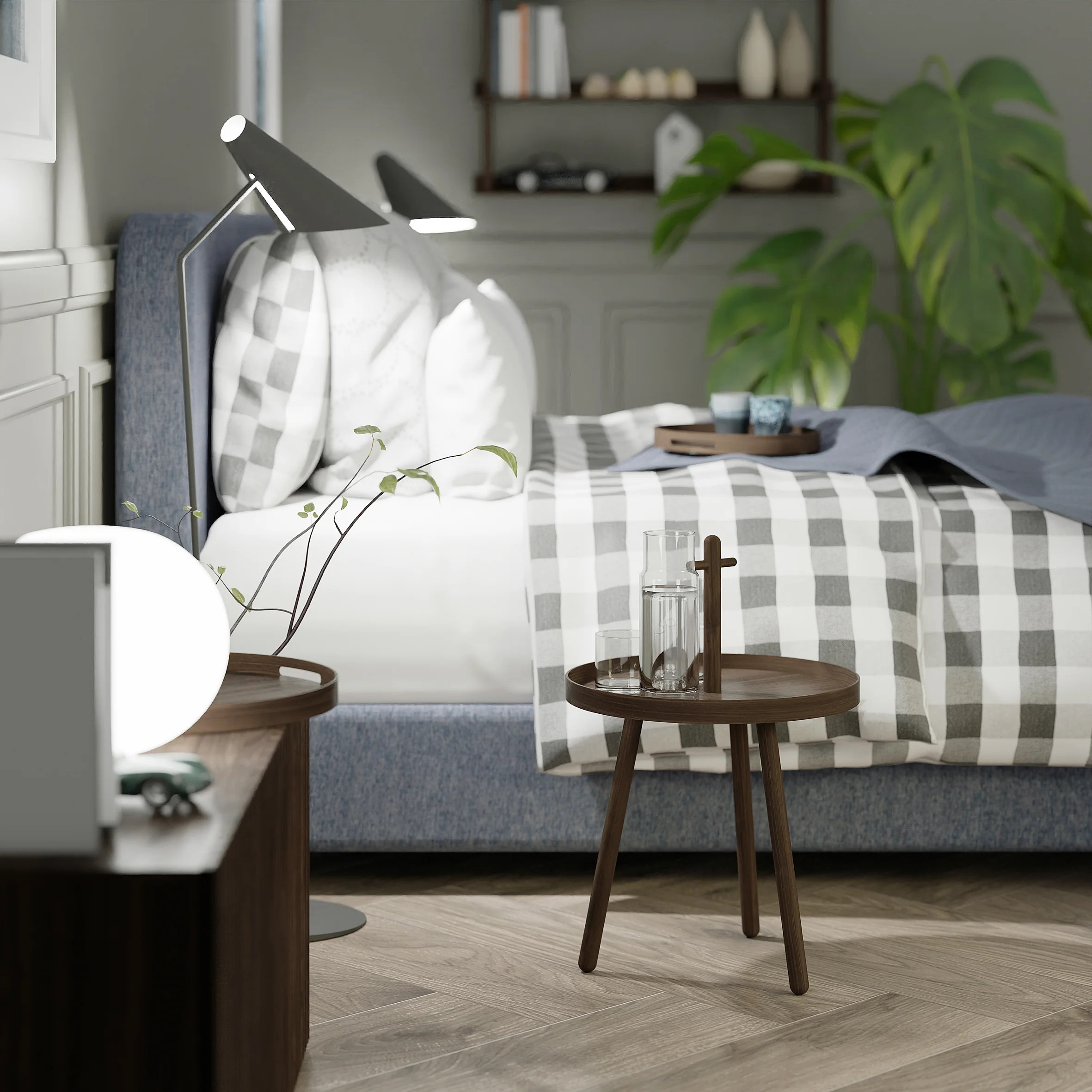 Pick me up side table - Walnut - des. Lincoln Rivers for Wireworkd - Image 9