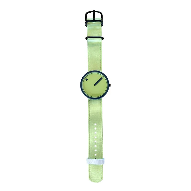 Picto Ocean Ghost Watch - Green dial with Green recycled fishing net strap - Image 2