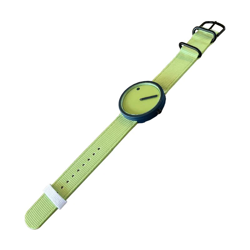 Picto Ocean Ghost Watch - Green dial with Green recycled fishing net strap - Image 3