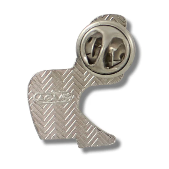 Red Panton Chair Cloisonné Enamel Pin Badge - Image 3