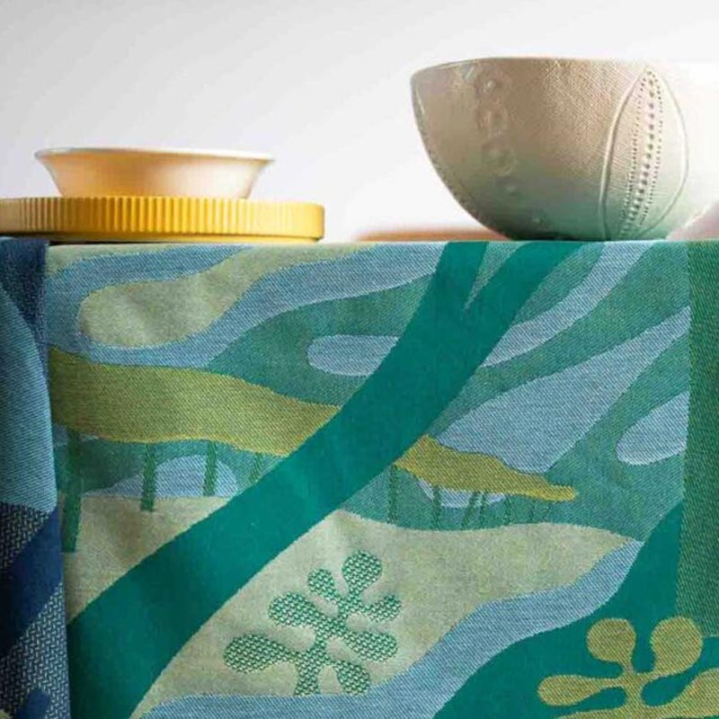 Pine Forest Tea Towel, by Tissage Moutet - Image 3