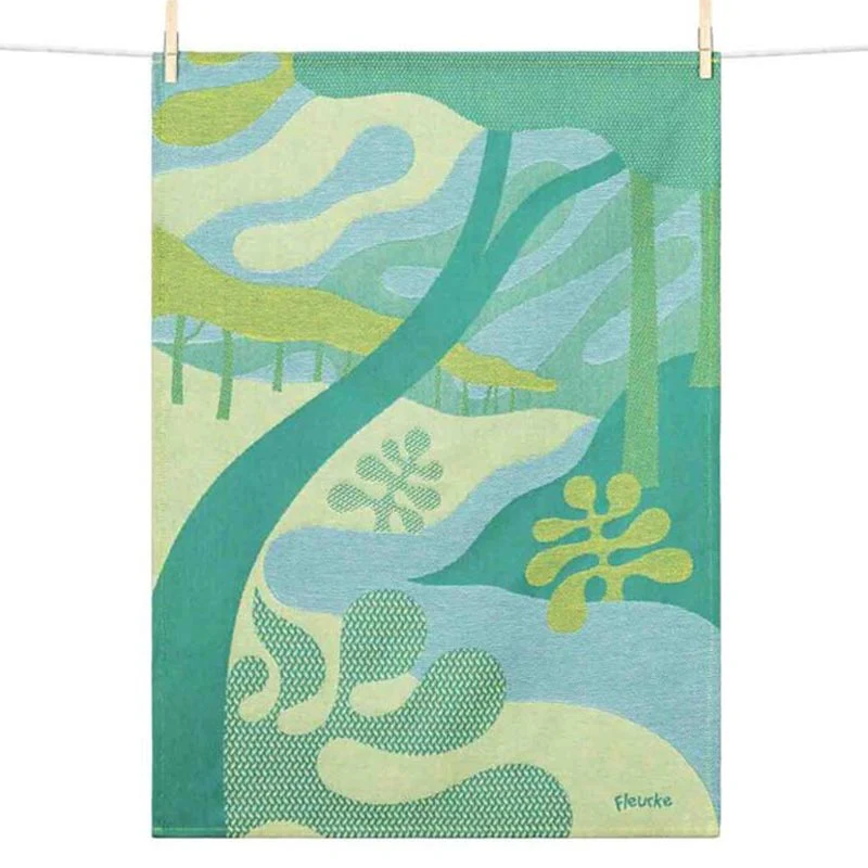 Pine Forest Tea Towel, by Tissage Moutet - Image 6