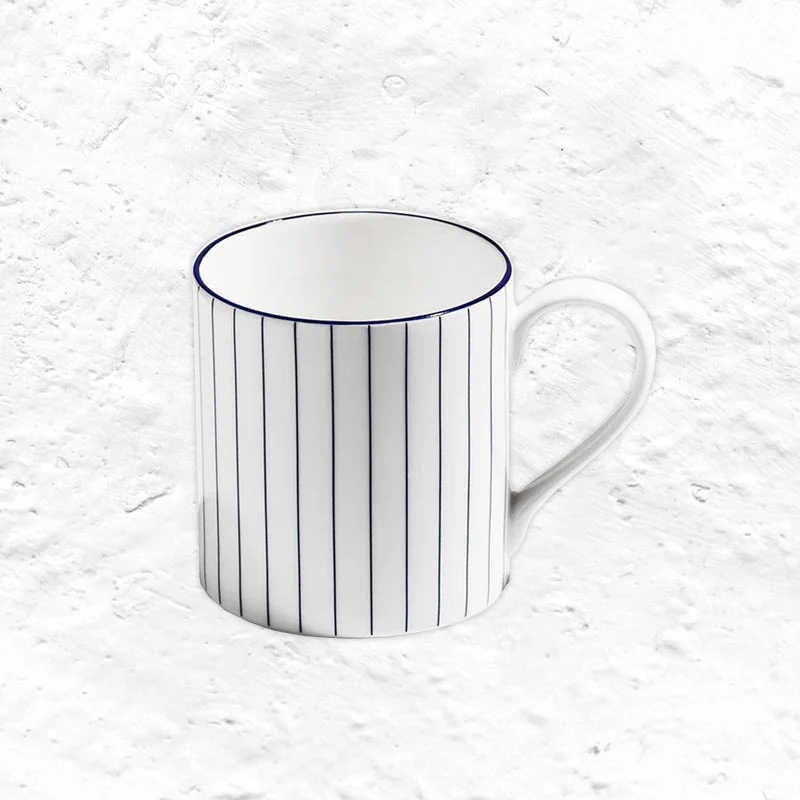 Pinstripe Mug - Cobalt - by Richard Brendon