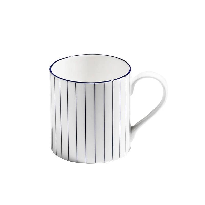 Pinstripe Mug - Cobalt - by Richard Brendon - Image 5