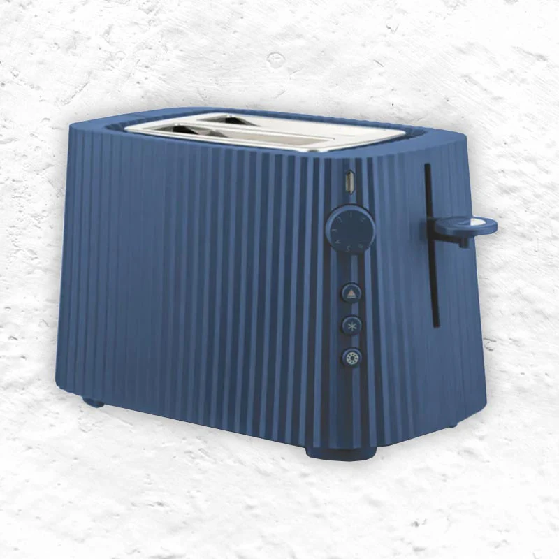 Plissé Toaster - Blue - des. Michele de Lucchi for Alessi