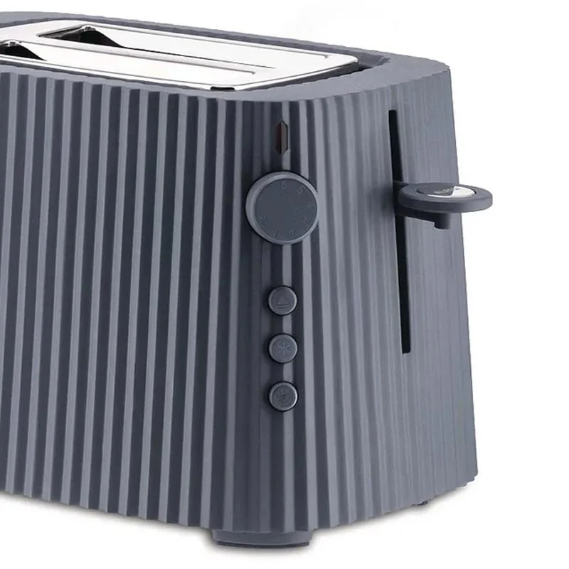 Plissé Toaster - Grey - des. Michele de Lucchi for Alessi - Image 2