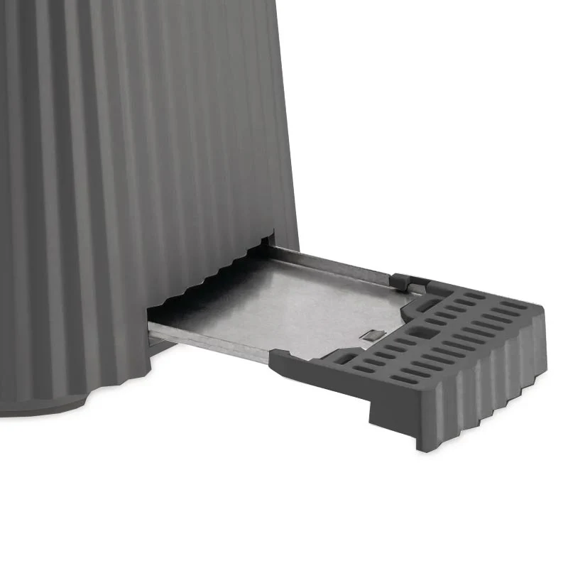Plissé Toaster - Grey - des. Michele de Lucchi for Alessi - Image 3