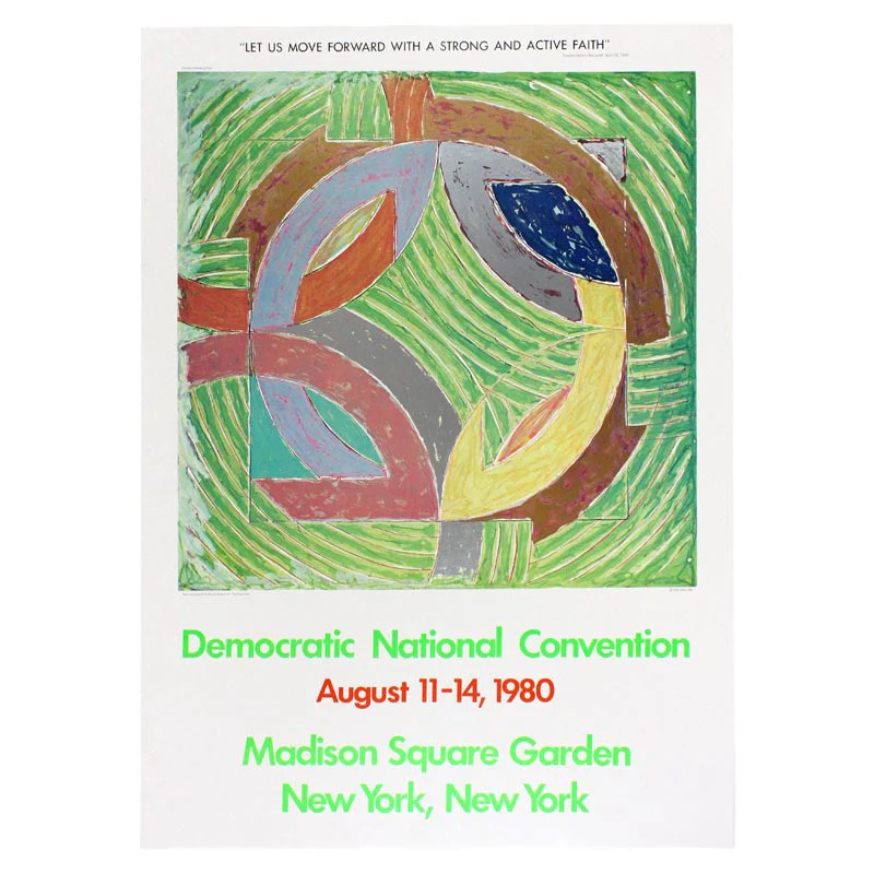 Polar Coordinate IV poster by Frank Stella (Democratic Convention, 1980) - Image 2