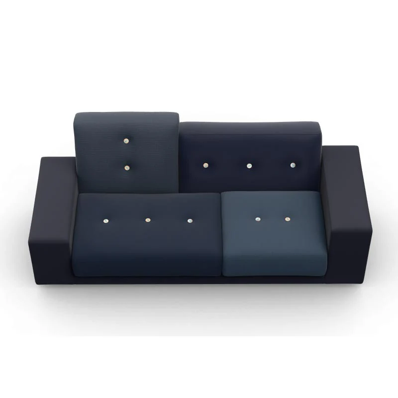 Polder Compact Sofa - Antarctic Blues - des. Hella Jongerius, made by Vitra - Image 3
