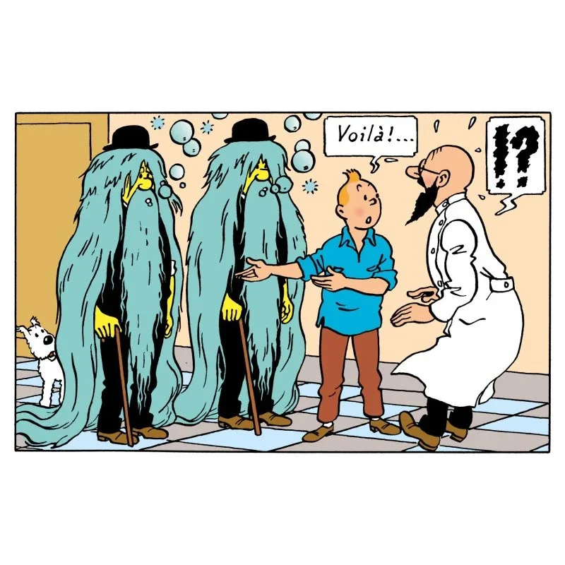 Thompson An Extraordinary Case, 'Land of Black Gold,' Tintin - Polyresin model - Image 2