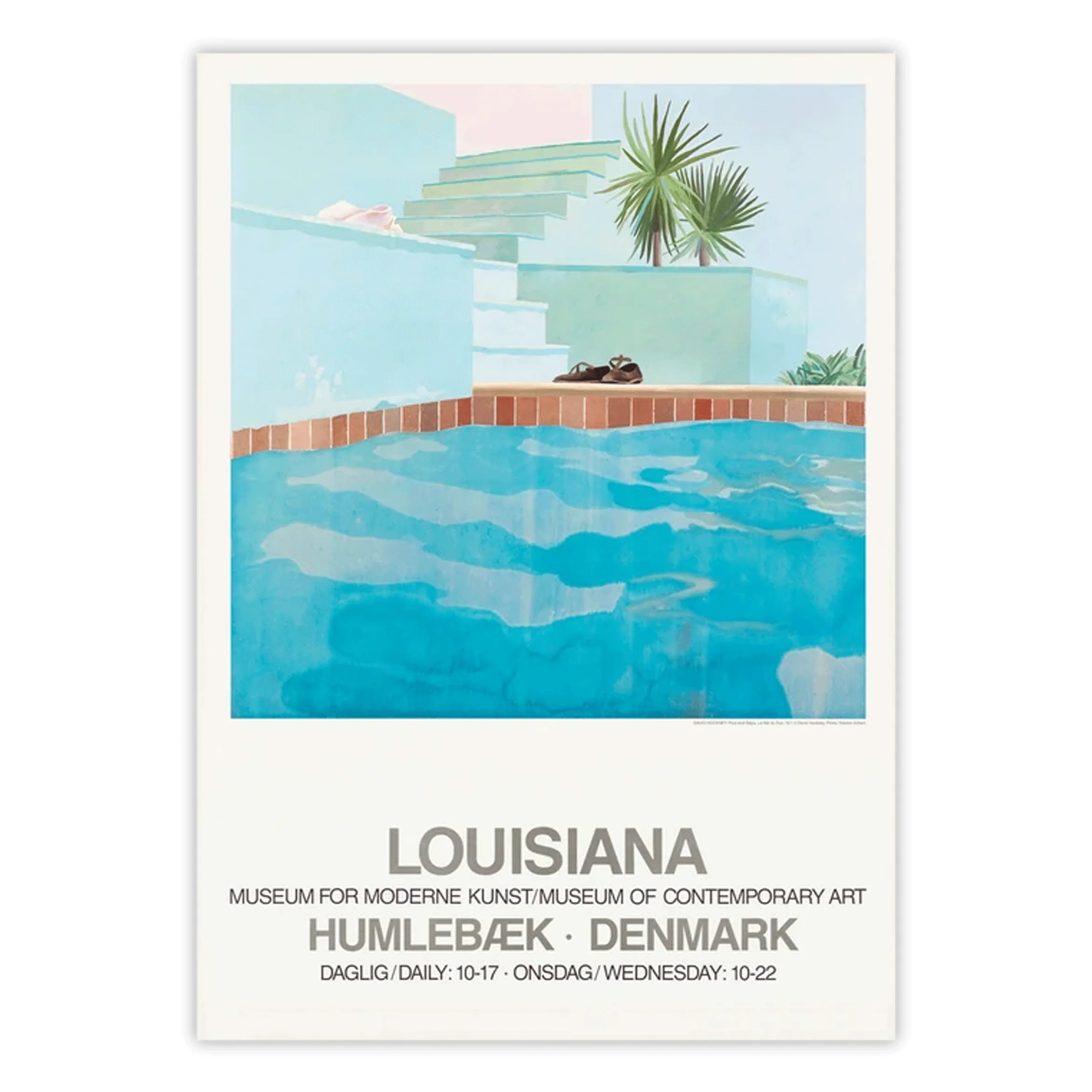 Pool and Steps poster by David Hockney - Image 2