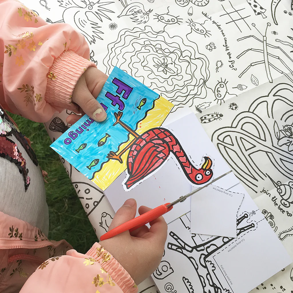 Pop up Animal Alphabet Pocket Book - 26 Animals to colour in - Image 3
