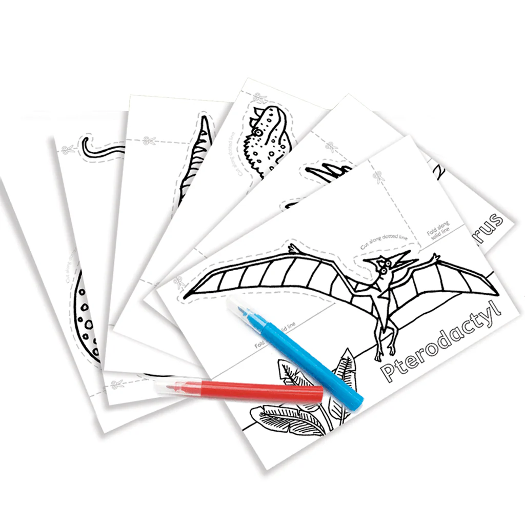 Pop up Dinosaurs Pocket Book - 24 Dinosaurs to colour in - Image 4