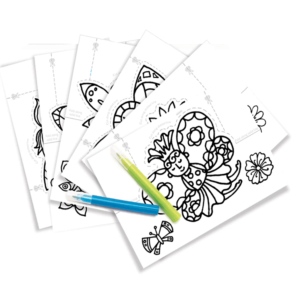 Pop Up Fairies Pocket Book - 24 cards to colour in - Image 3