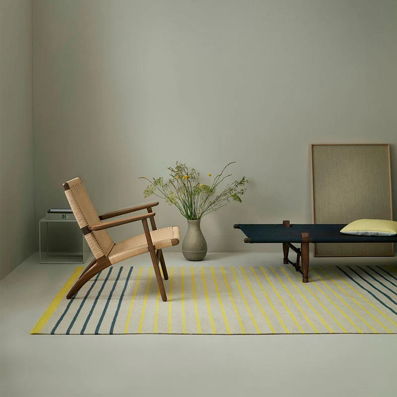 Poppy Rug - Yellow / Beige - 170 x 240cm - des. Lisbet Friis for Fabula Living - Image 4