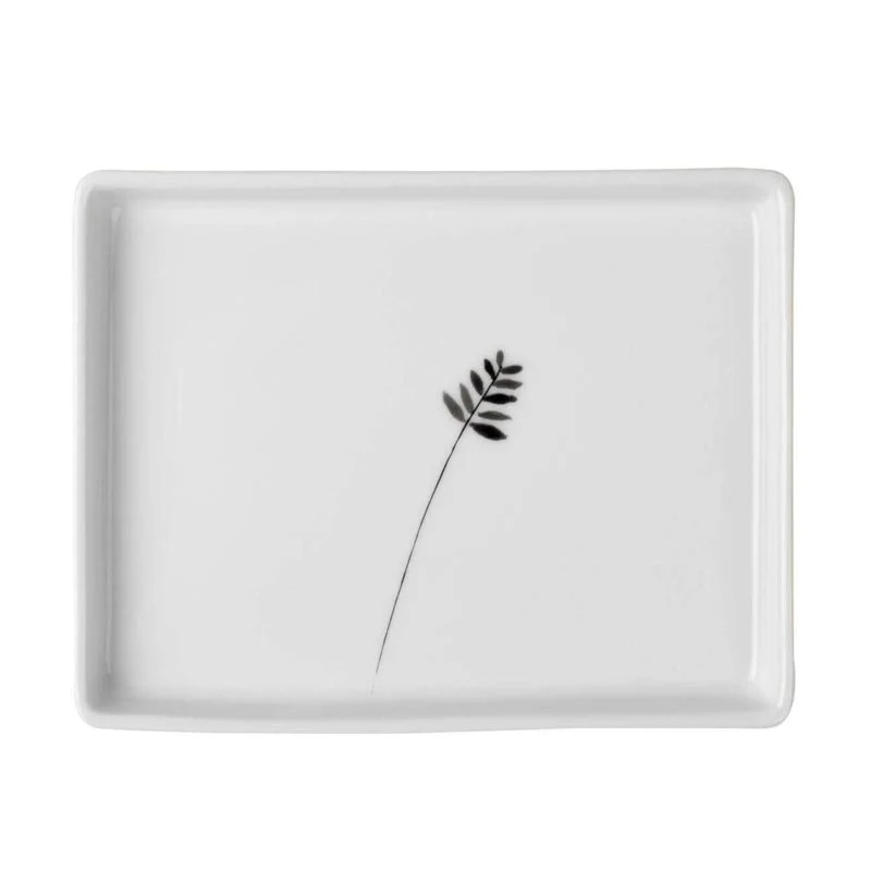 Porcelain 'Fern Leaf' Butter Dish by Räder - Image 2