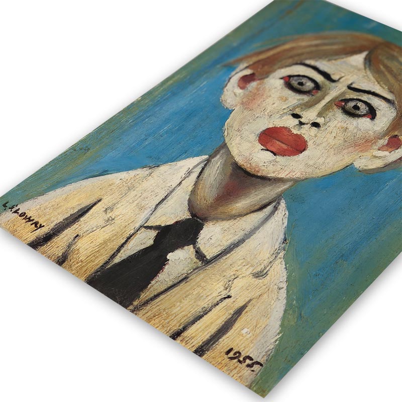 Portrait of a Young Man, 1955 by L.S Lowry - small poster - Image 2
