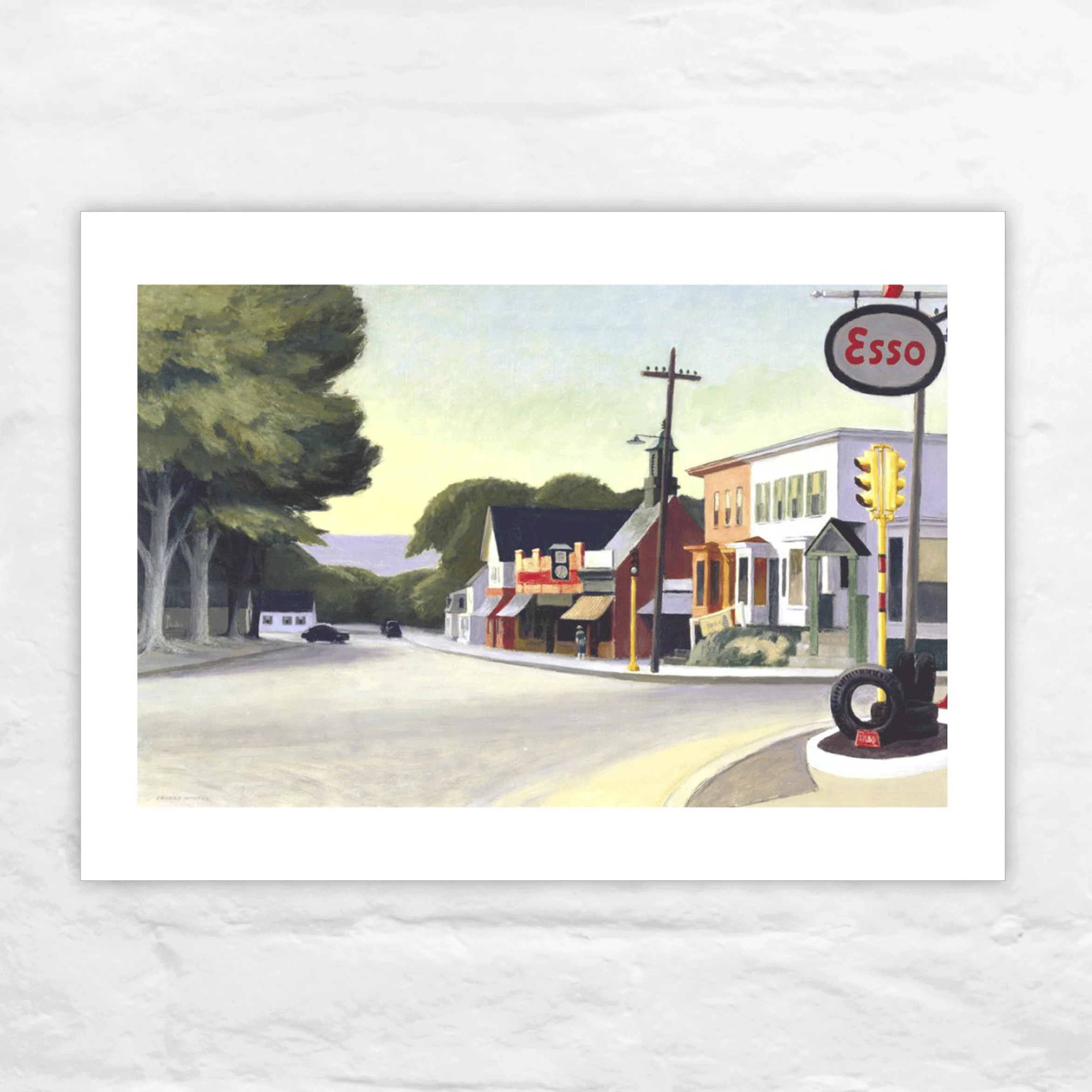 Portrait of Orleans, 1950 poster by Edward Hopper