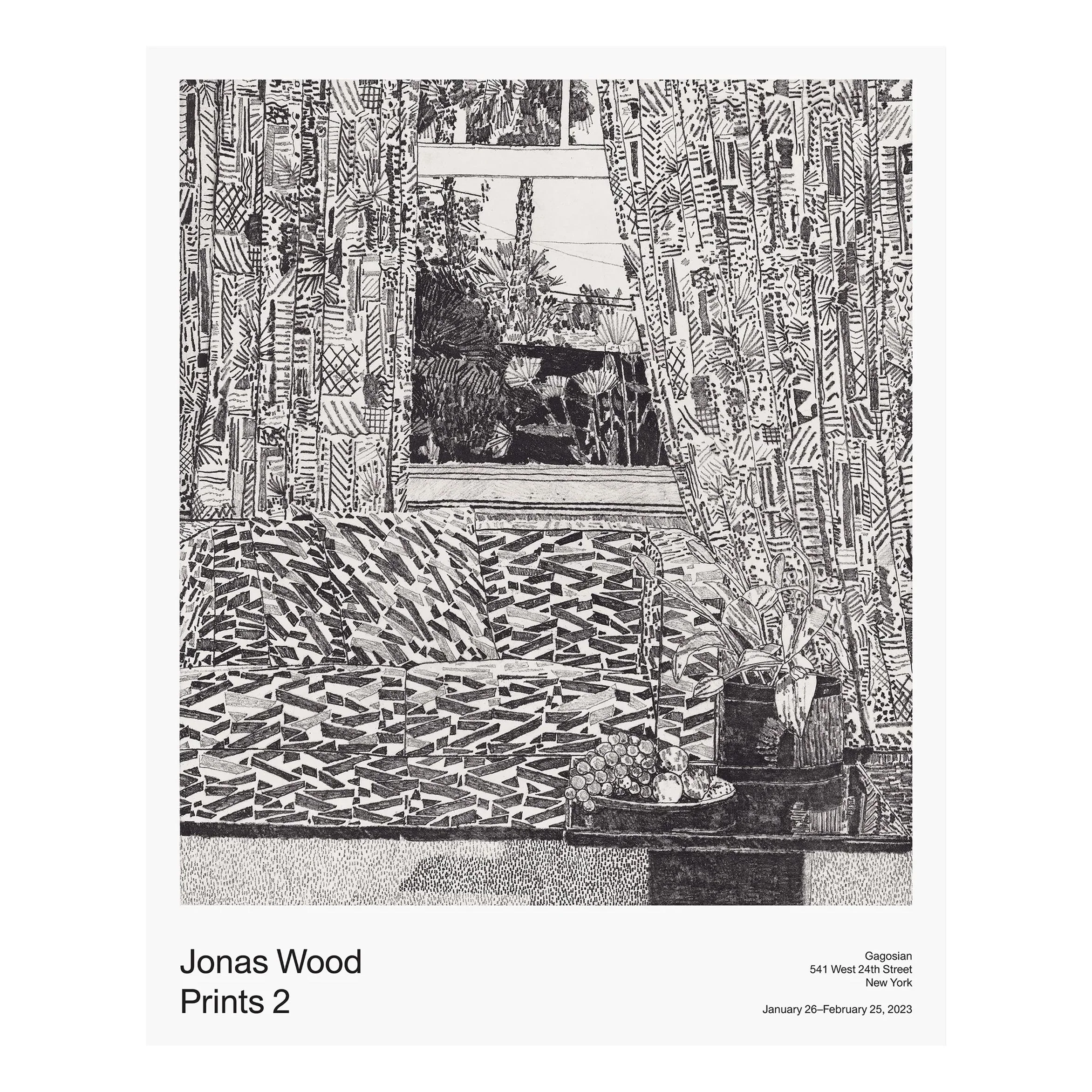 Prints 2 Poster by Jonas Wood - Image 2