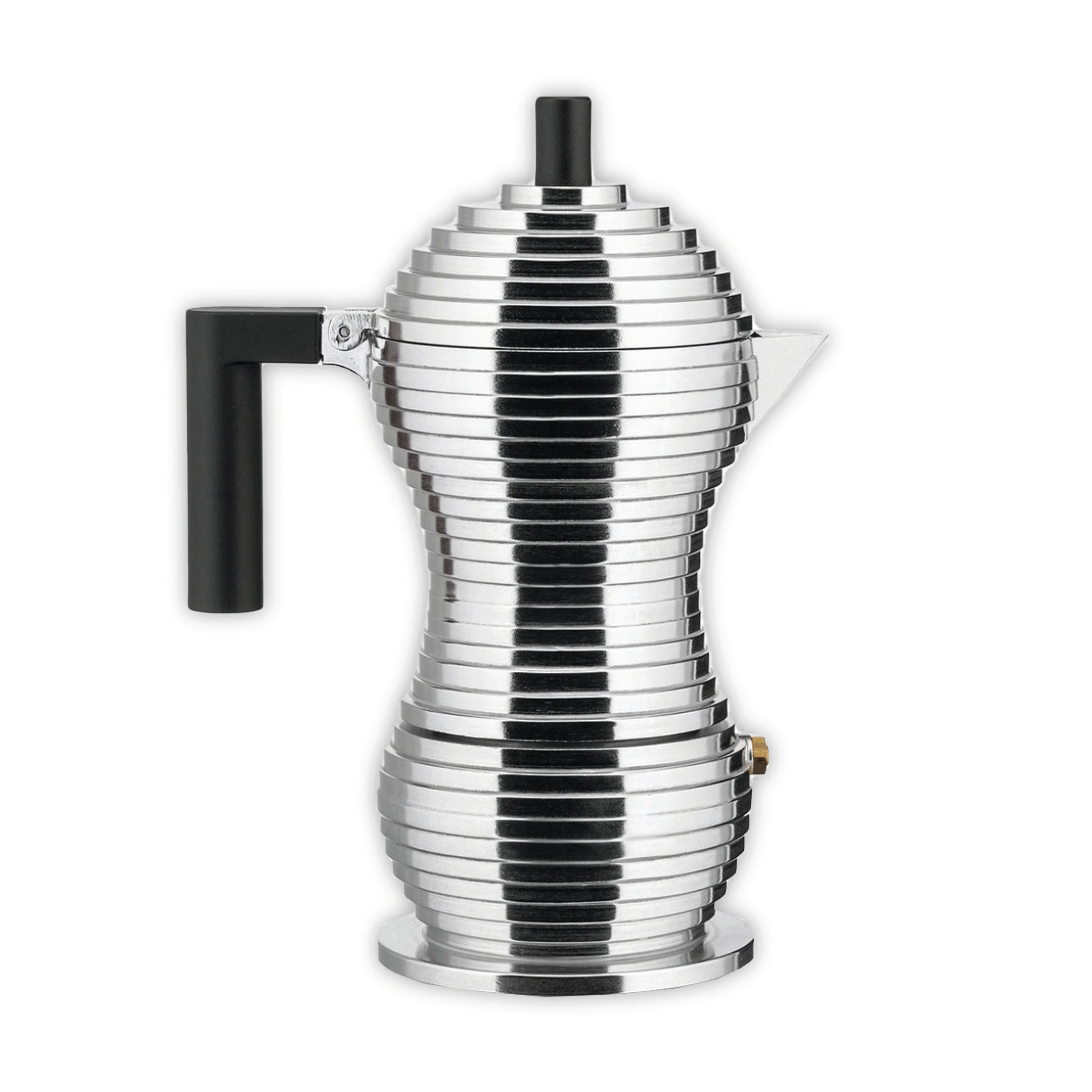 Pulcina Coffee maker - 6 cup, black - des. Michele de Lucchi (made by Alessi) - Image 5