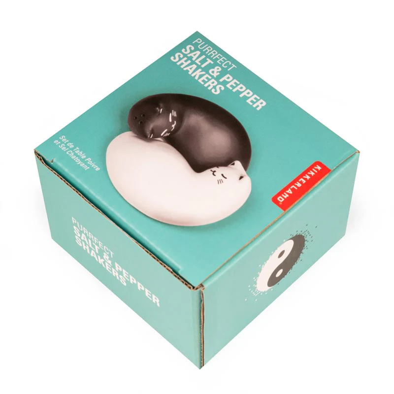 'Purrfect' Salt & Pepper Shakers, des. Mone Misawa for Kikkerland - Image 3