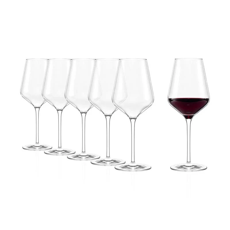 Quatrophil Red Wine Glasses - 6pc - by Stölzle Lausitz - Image 4