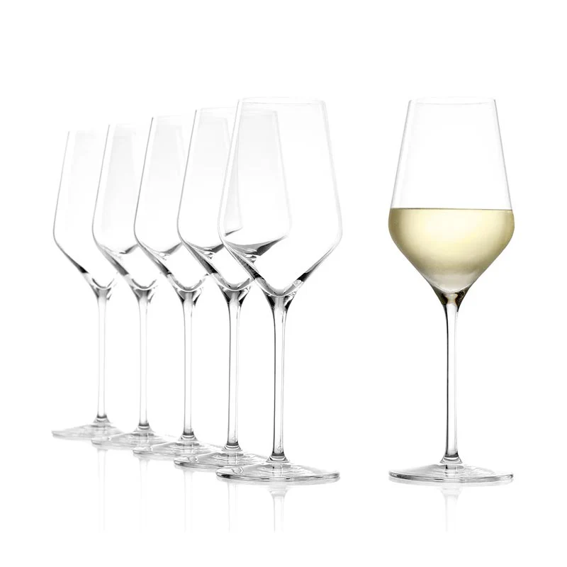 Quatrophil White Wine Glasses - 6pc - by Stölzle Lausitz - Image 5